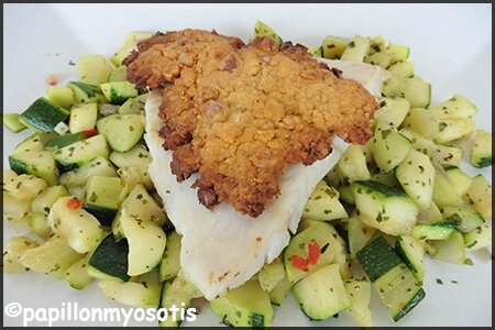 MERLU ET SON CRUMBLE AUX NOIX [#POISSON #HEALTHYFOOD]