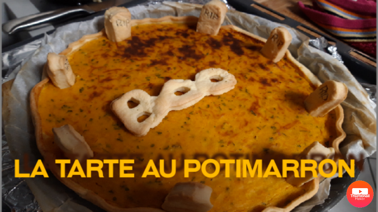 Faire une tarte aux potimarron pour Halloween