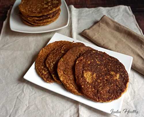 Pancakes à la préparation smoothie bowl « mangue, boisson avoine & passion » {Sans lactose}