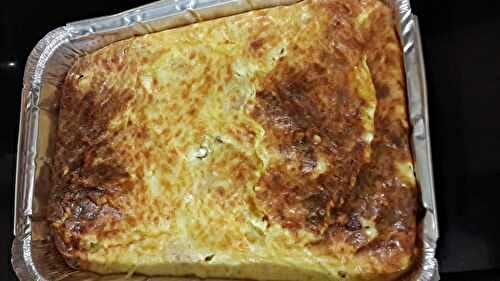 QUICHE AU THON ET FROMAGE SANS PÂTE