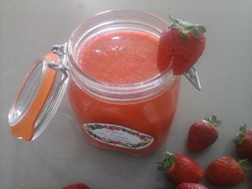 Coulis de fraises