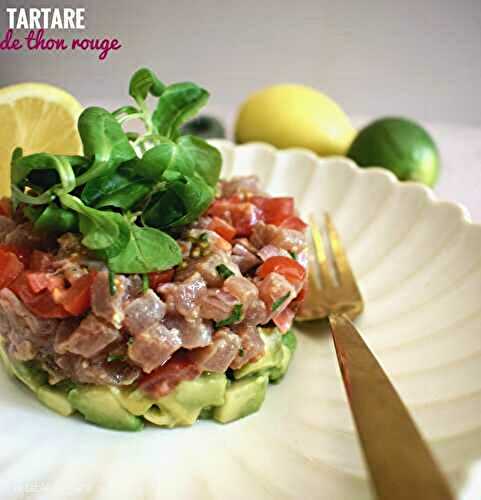 Tartare de thon rouge