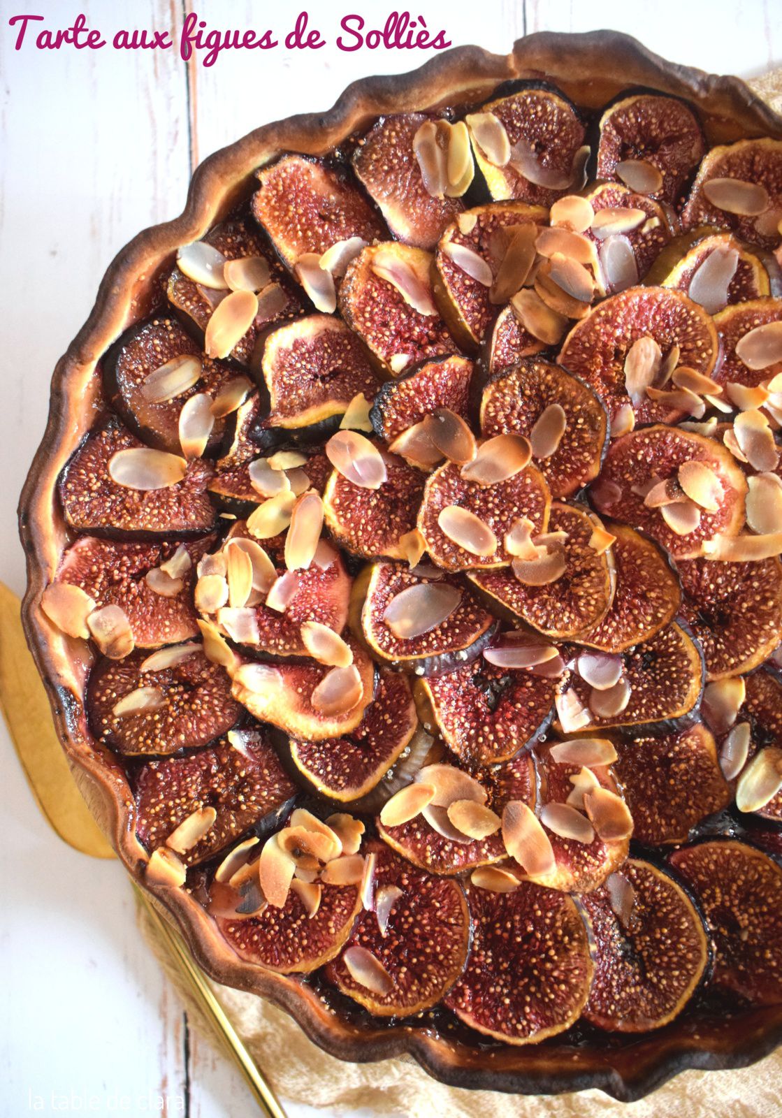 Tarte aux figues de Solliès