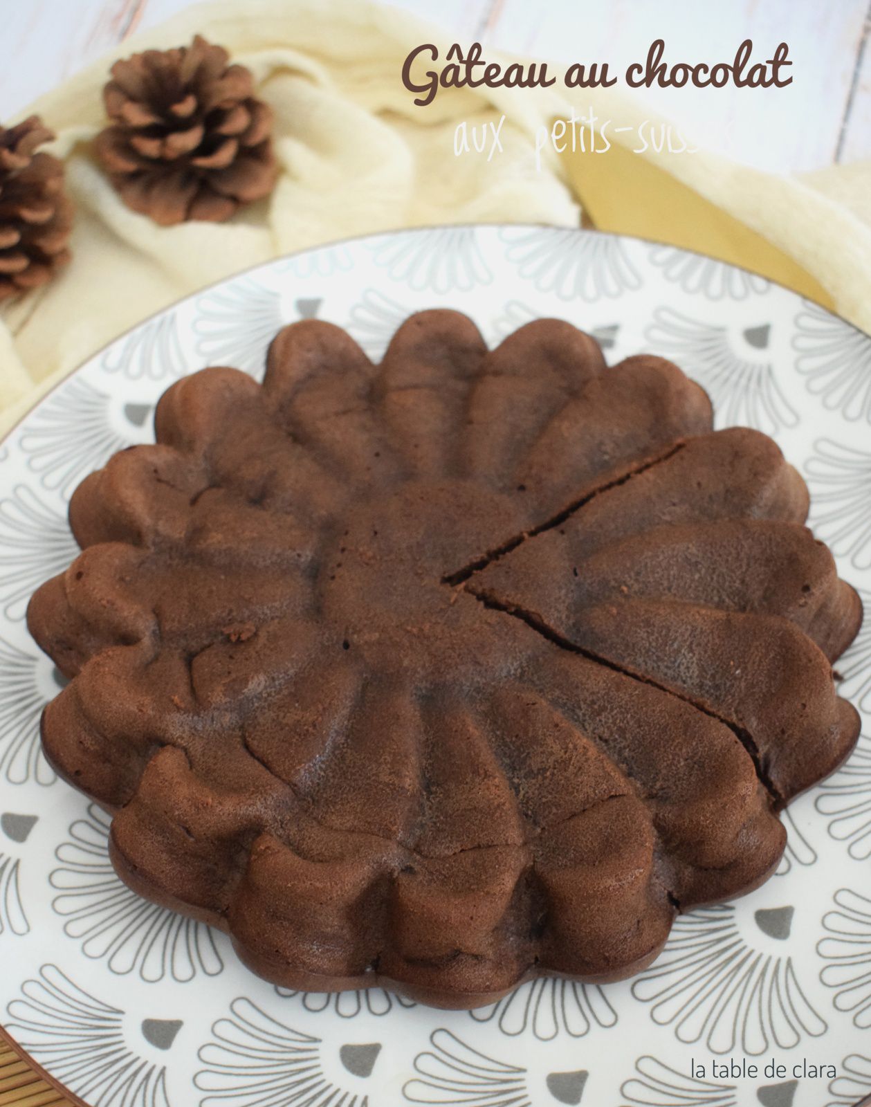 Gâteau au chocolat et aux petits-suisses