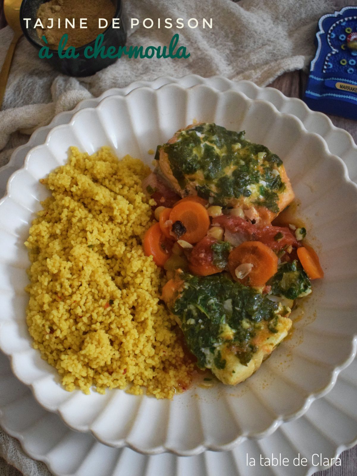 Tajine de poisson à la chermoula