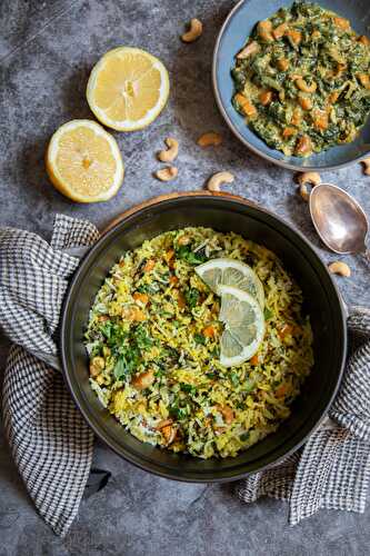 Inspiration indienne, riz épicé aux légumes