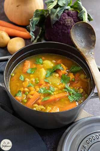 Tajine de légumes au curry, recette facile