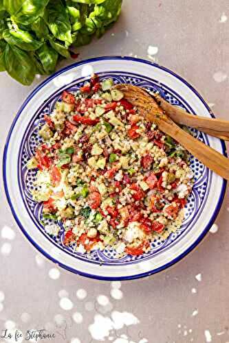 Salade de couscous perlé