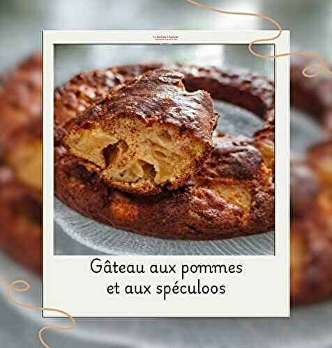Gâteau aux pommes et spéculoos