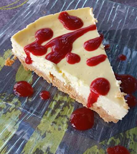 Cheesecake coulis de fruits rouges