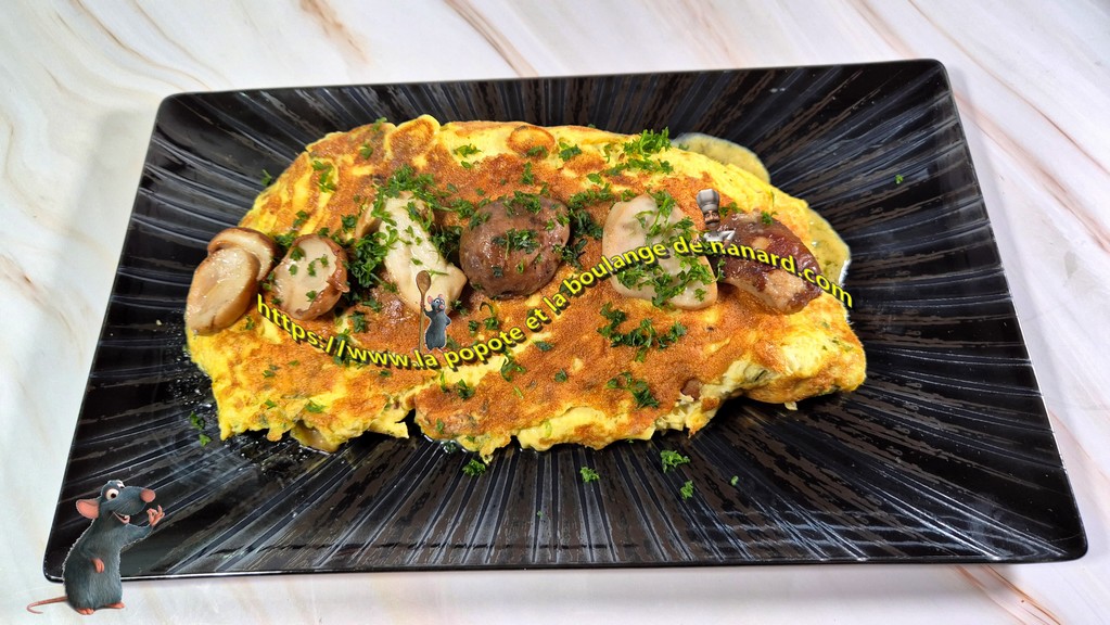 Omelette aux cèpes