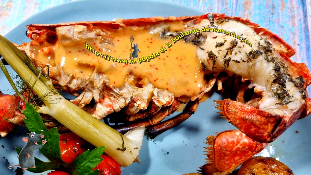 Homard grillé au barbecue