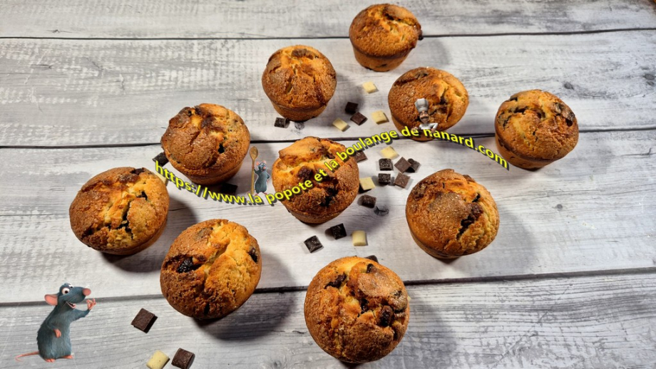 Muffins aux chunks de chocolats