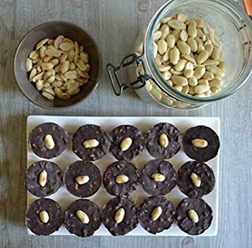 Bouchées aux cacahuètes et flocons d'avoine