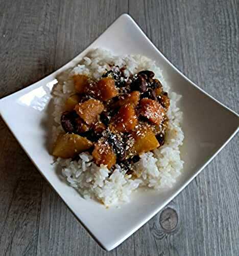 Colombo de patate douce et rutabaga