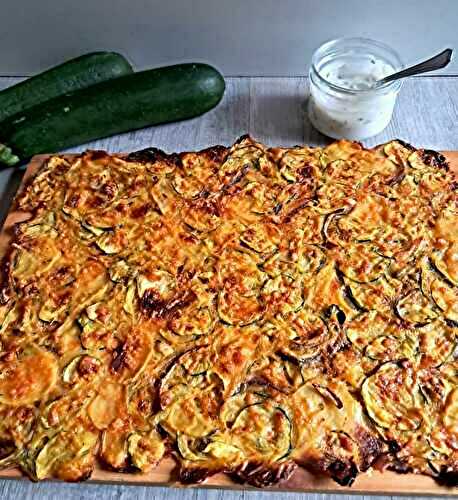 Scarpaccia courgette-pomme de terrre