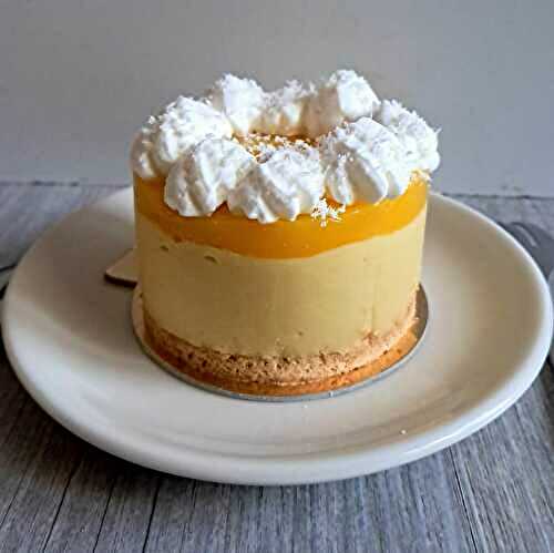 Entremets individuels mangue-coco