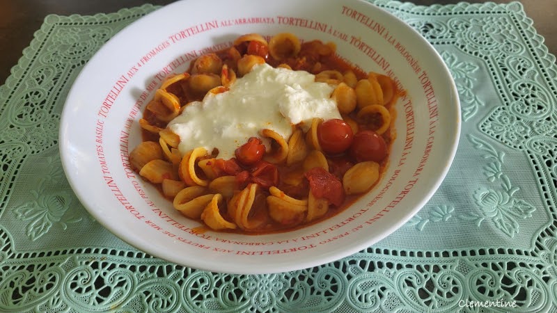 Orecchiette, ‘nduja et stracciatella