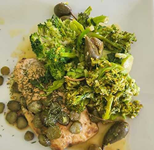 Escalope de dinde avec brocolis de Nigella Lawson