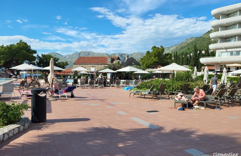 Voyage en Croatie - Arrivée à l'hôtel à Cavtat