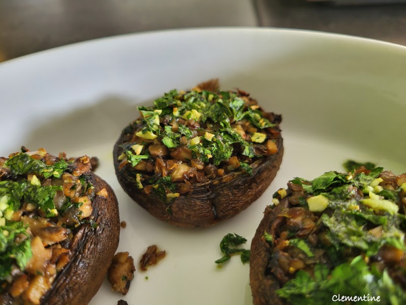 Champignons farcis aux champignons d'Alain Ducasse