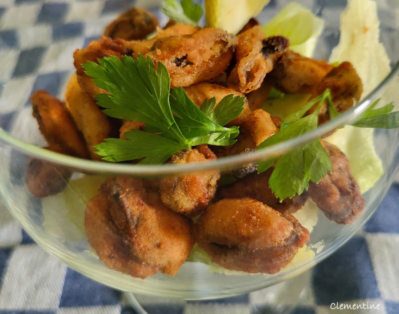 Moules en friture