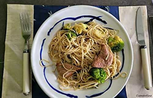 Chow Mein au brocoli