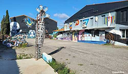 Spiktri Street Art Universe à Ferrals-Les-Corbières et déjeuner au Restaurant Tournedos à Lézignan-Corbières (Aude)