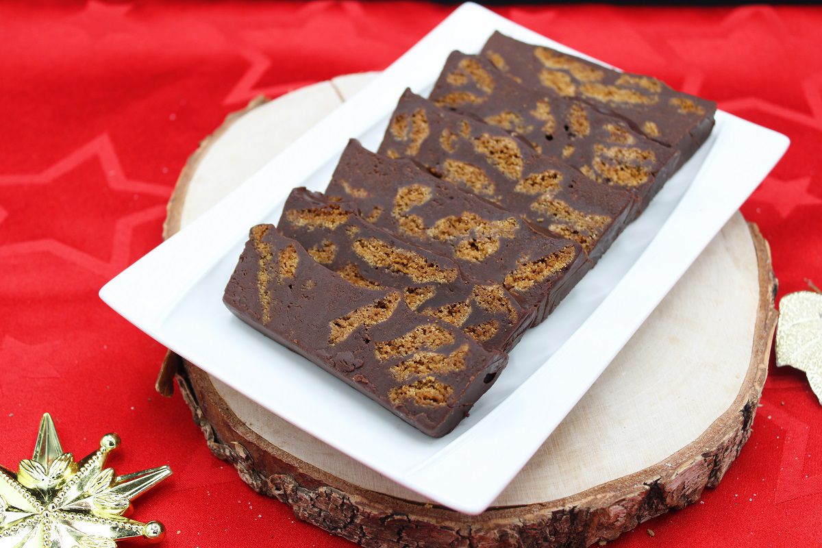 Délice chocolat spéculoos sans cuisson