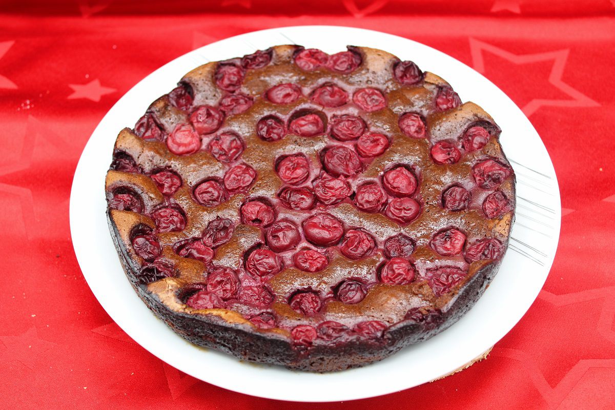 Fondant au chocolat et aux griottes