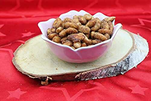 Amandes caramélisées à la cannelle et au sirop d’érable