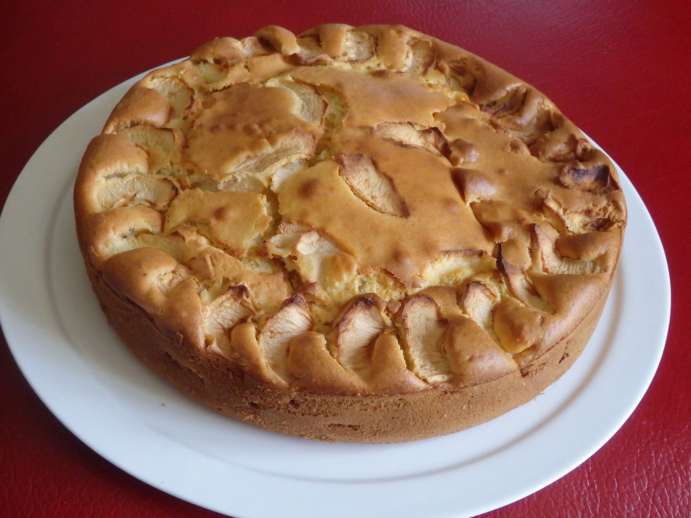 Gâteau aux pommes, mascarpone et citron 