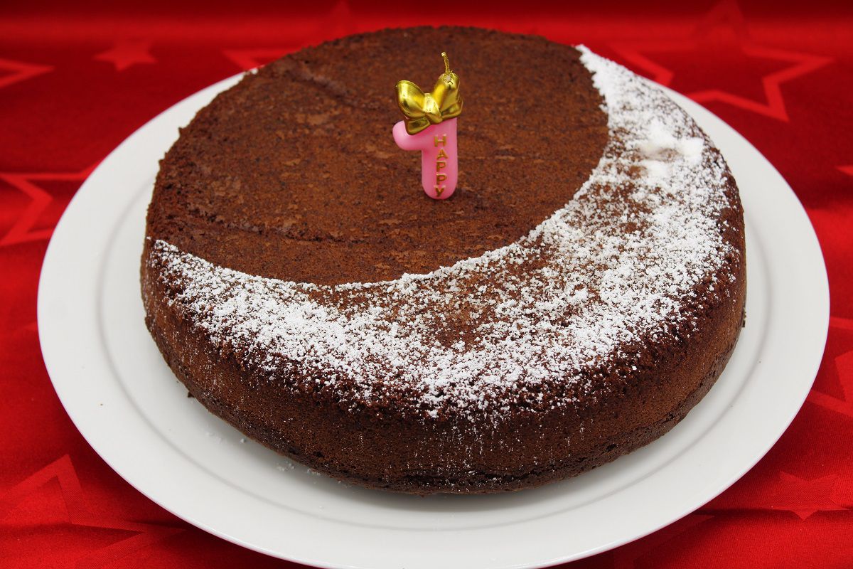 Gâteau moelleux au chocolat intense