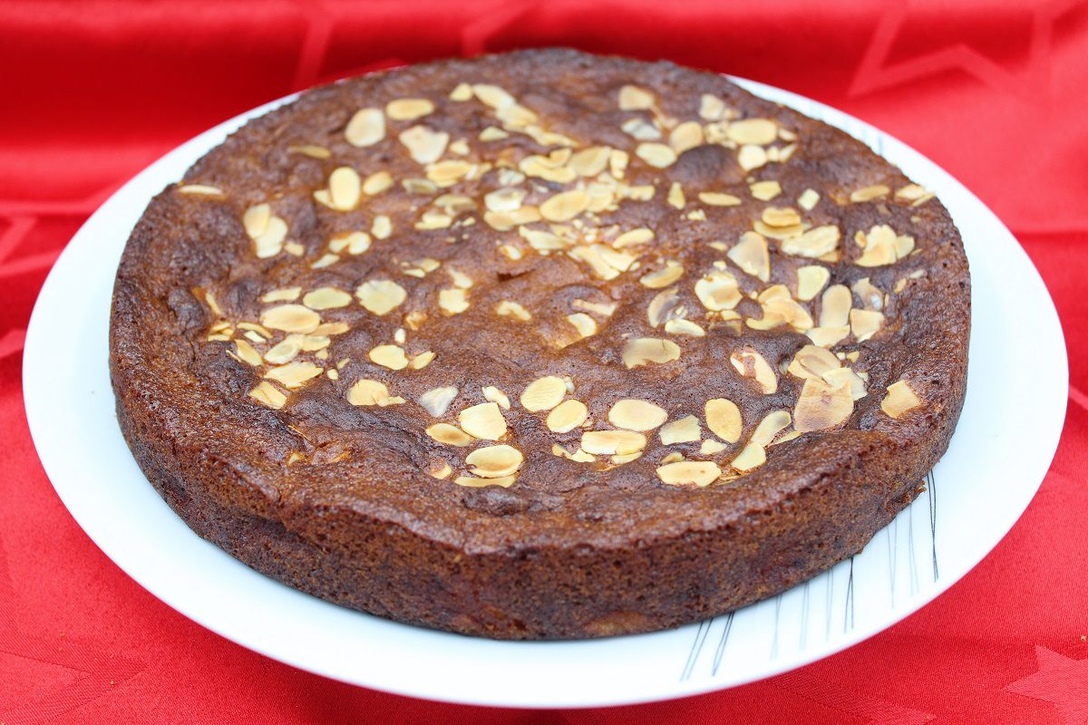 Gâteau aux pommes et aux amandes