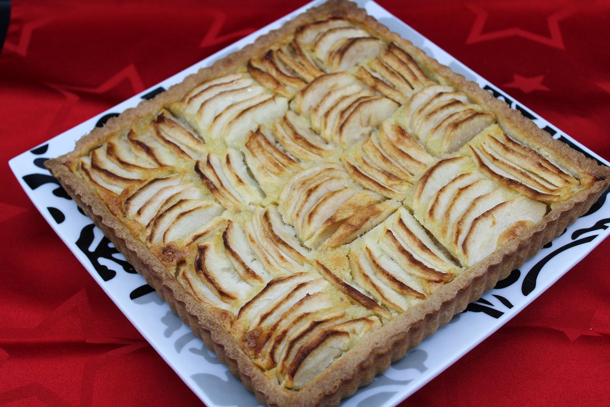 Tarte amandine aux pommes