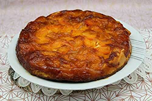Moelleux façon tatin aux abricots