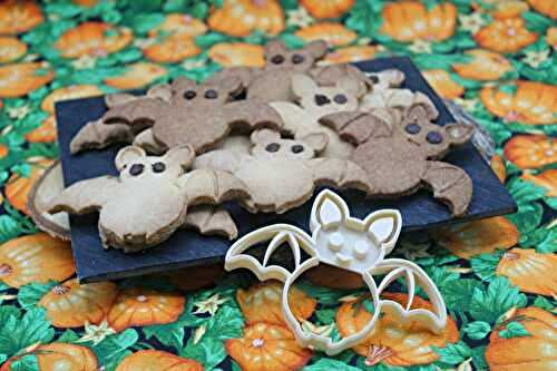 Biscuits chauve-souris pour Halloween