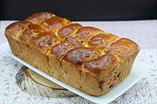Brioche moelleuse aux pépites de chocolat