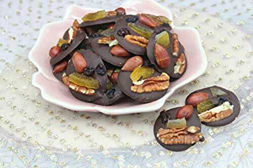 Mendiants au chocolat (facile à réaliser)