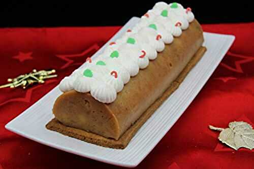 Tarte tatin revisitée en bûche