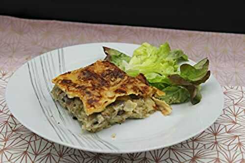 Lasagnes endives et champignons