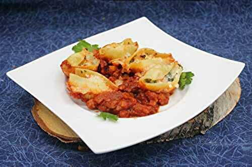 Pâtes farcies à la ricotta et au chorizo