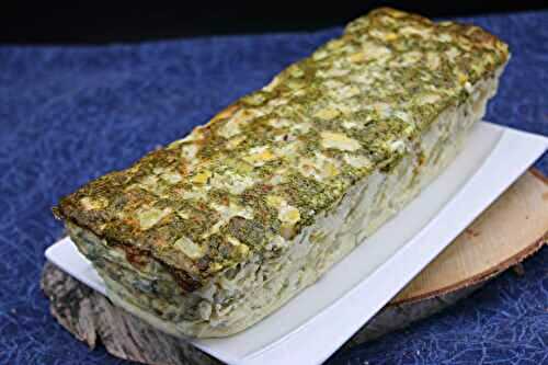 Flan de courgettes aux herbes de Provence et à l’ail des ours