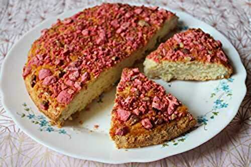 Galette bretonne aux pralines roses