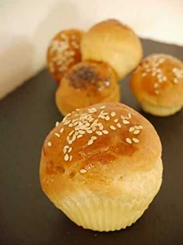 Mini brioches salées pour bouchées apéritives