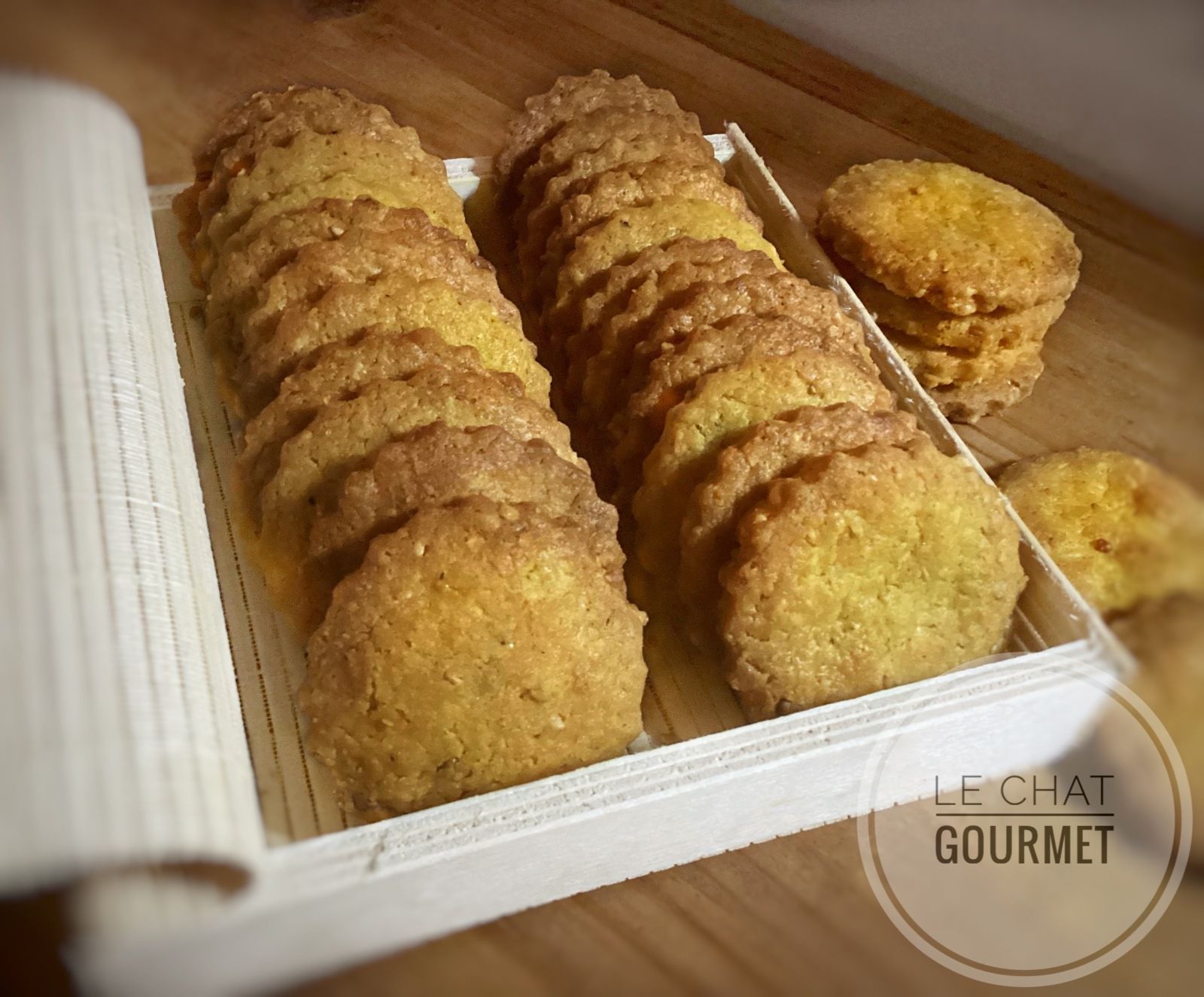 Biscuits apéritifs au curry