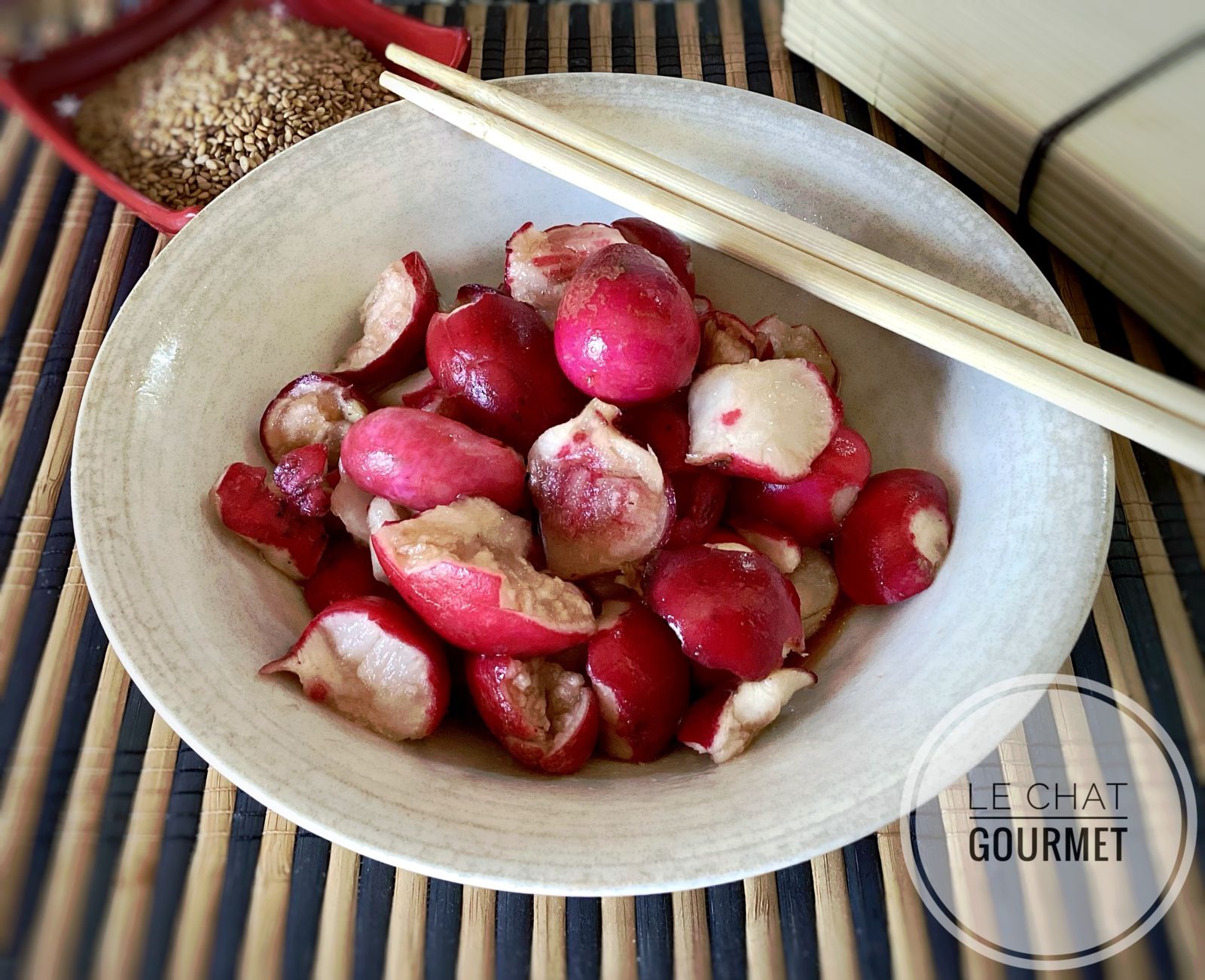 Salade chinoise aux radis 