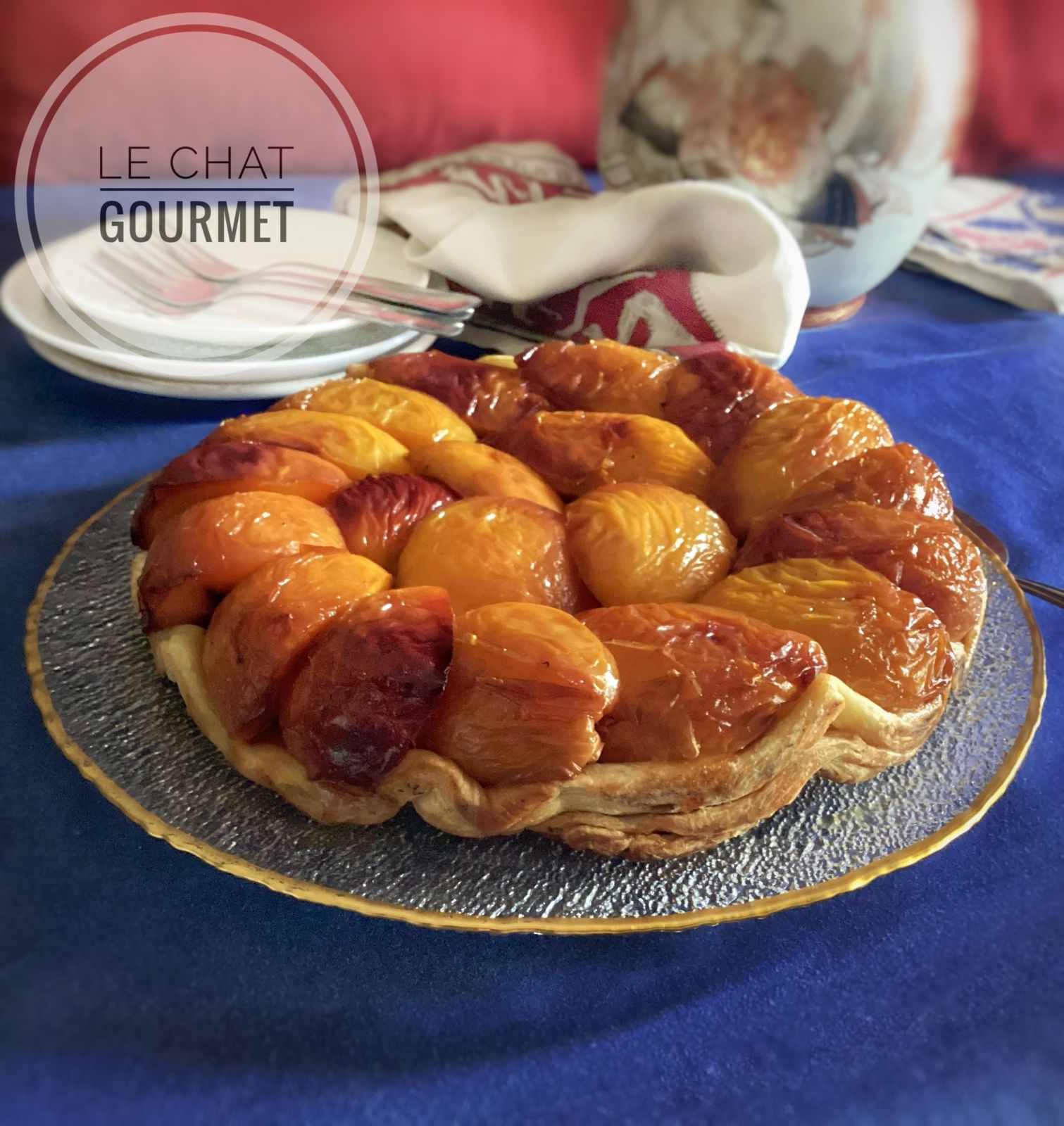 Tarte tatin aux nectarines d’Hélène Darroze