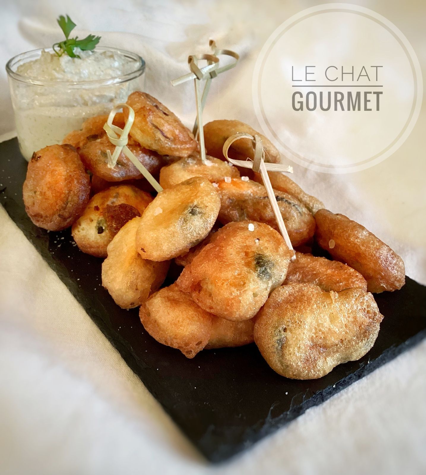 Beignets de moules turcs et sauce tarator - Midye Tavasi