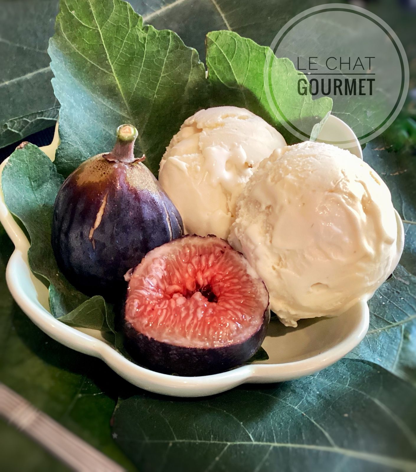 Glace au miel et à la feuille de figuier de David Lebovitz 